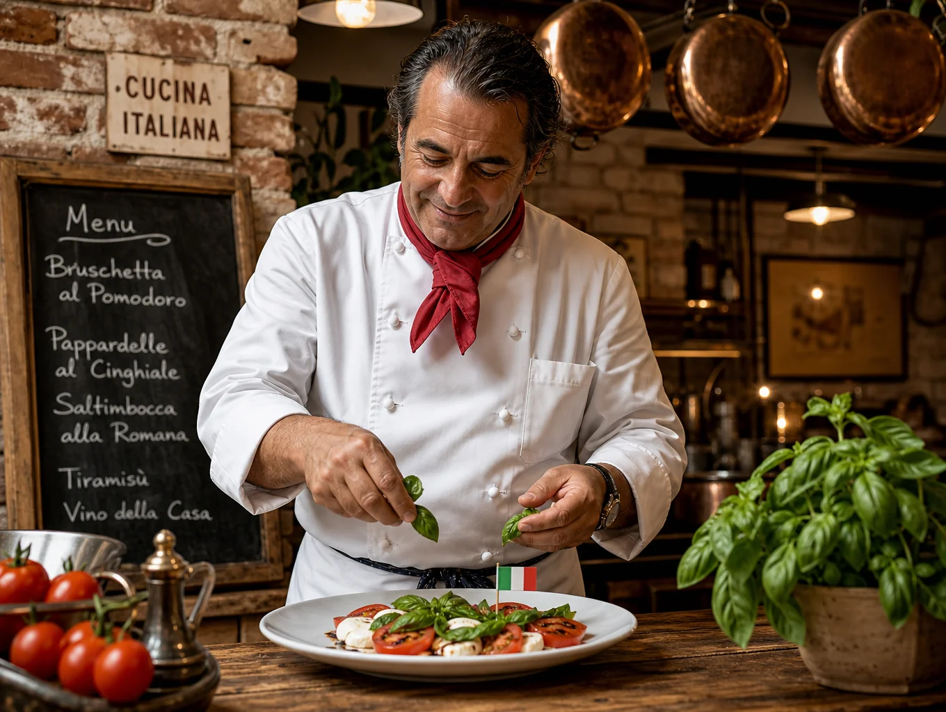Portrait of Marco Bellini, Executive Chef at Tavola